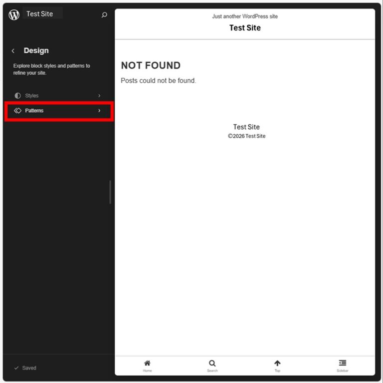 WordPress — Pattern | Making a homepage to start from scratch [for ...